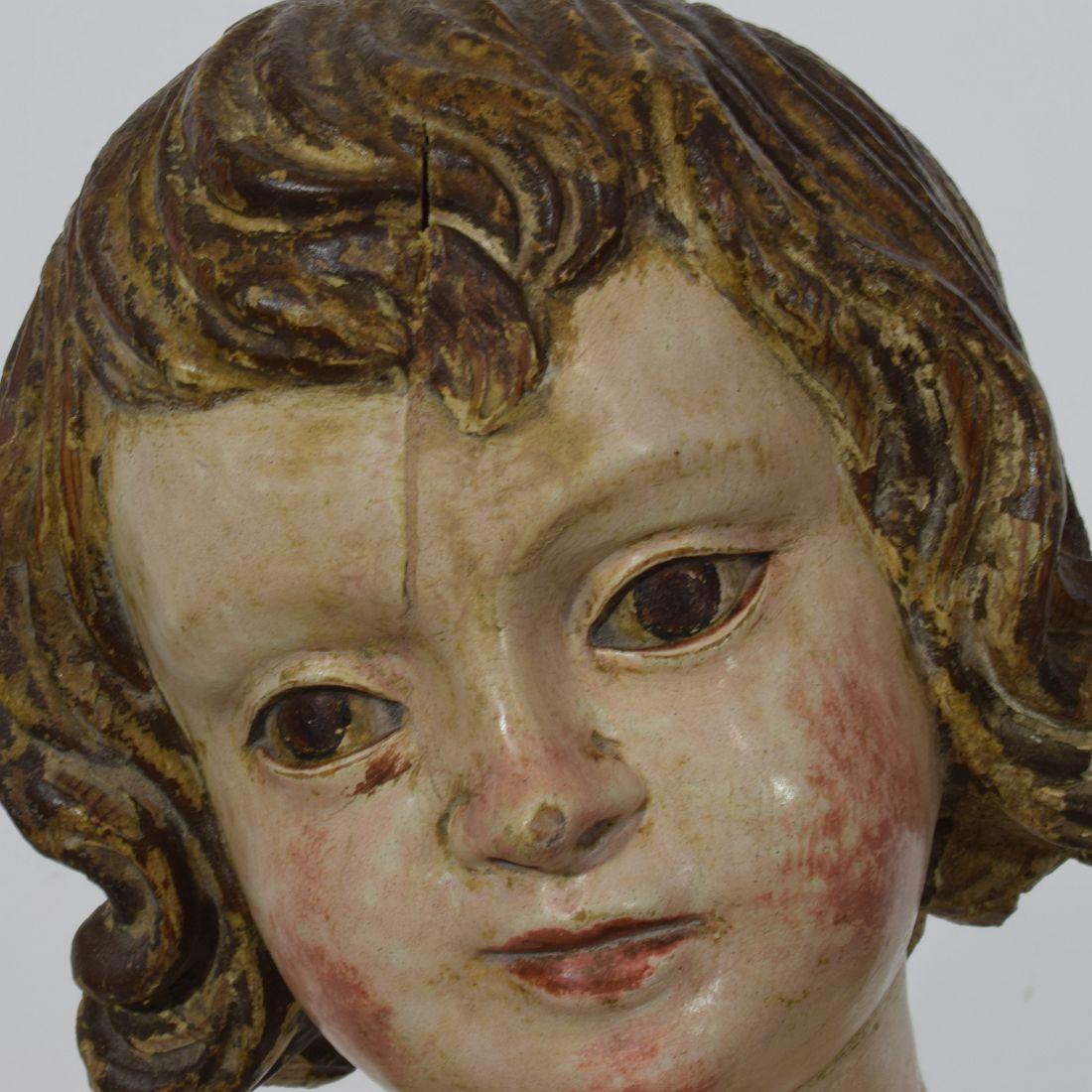Large Spanish 18th Century Baroque Baby Jesus 1