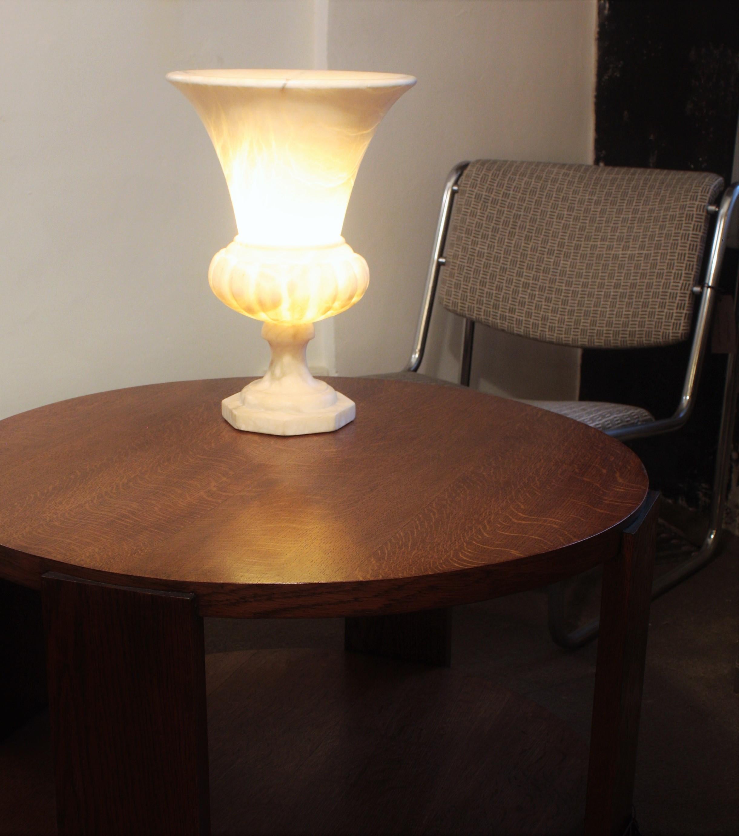 vintage alabaster lamps