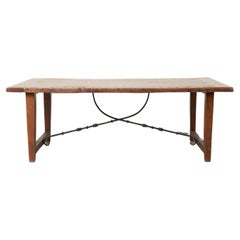 Large Spanish antique dining table, 1950s