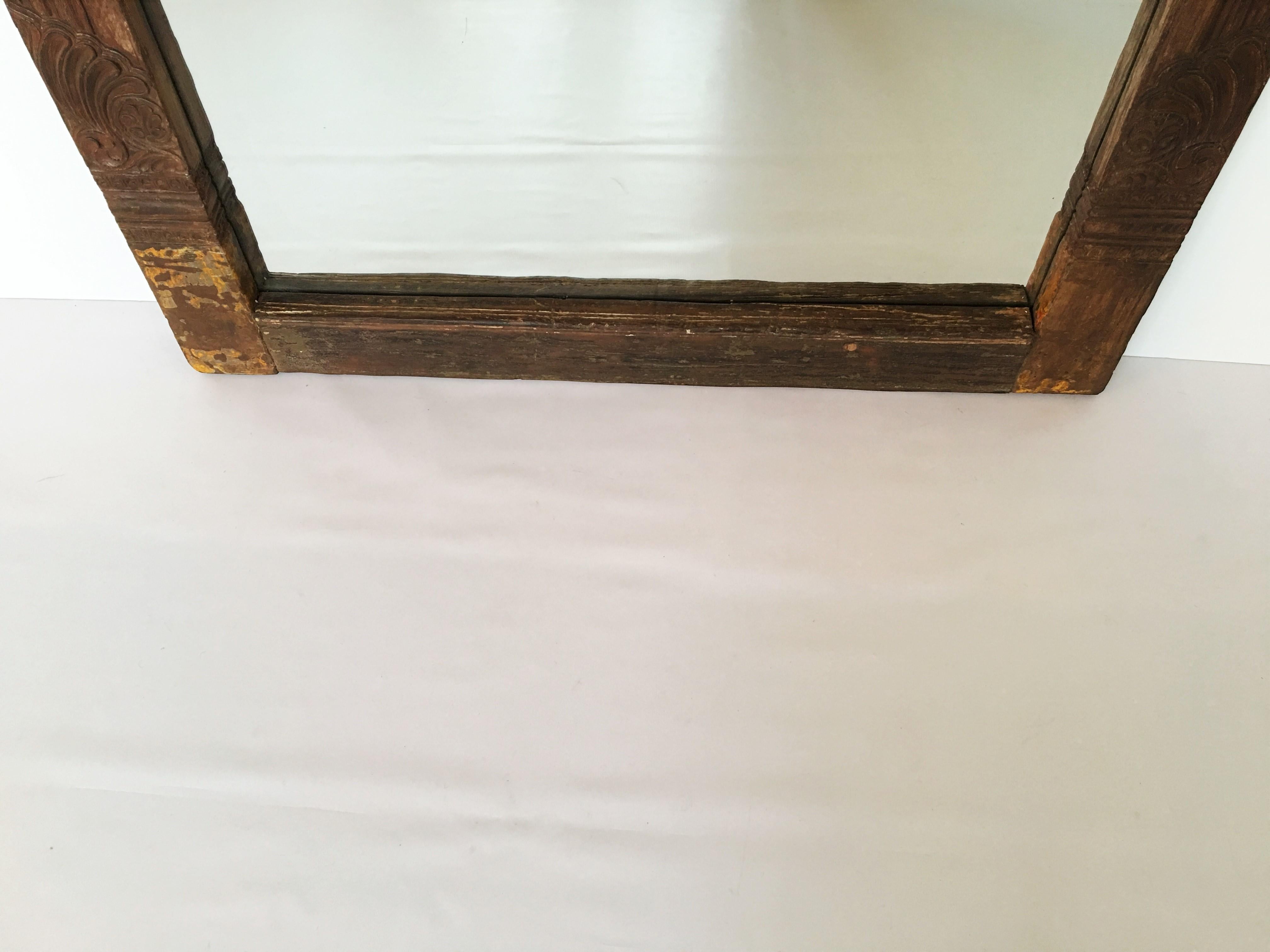 Large Spanish Baroque Architectural Mirror 2