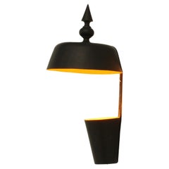 Large Spanish Cast Iron Sconce from 1960
s