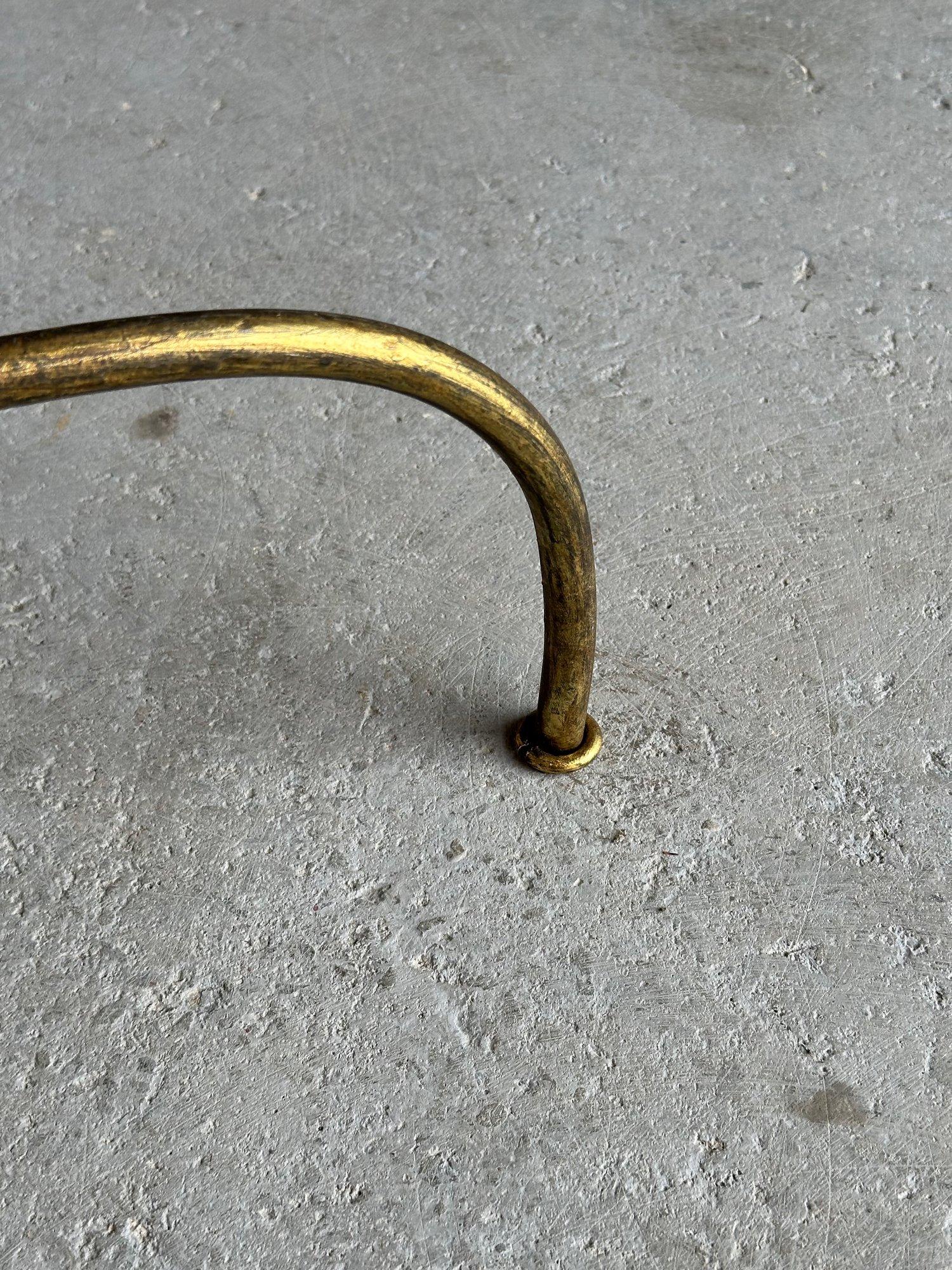 Large Spanish Iron Side Table on a Tripod Base For Sale 3