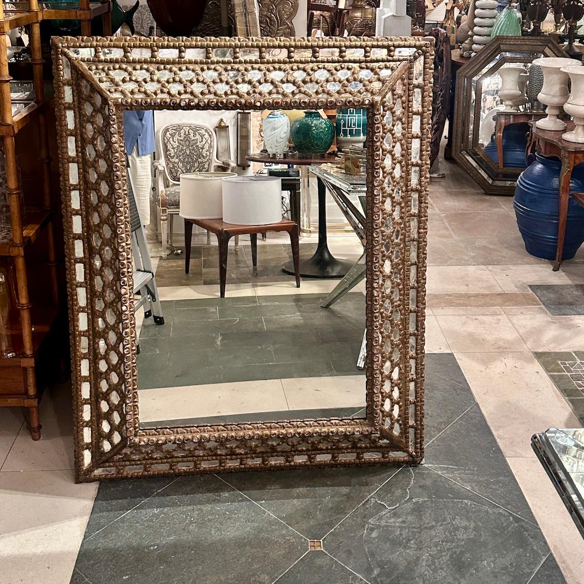 Espagnol Grand miroir espagnol en vente