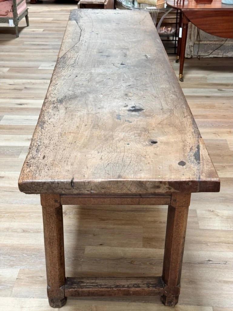 Large Spanish Baroque Table or Buffet Server, Walnut 17th C. 3