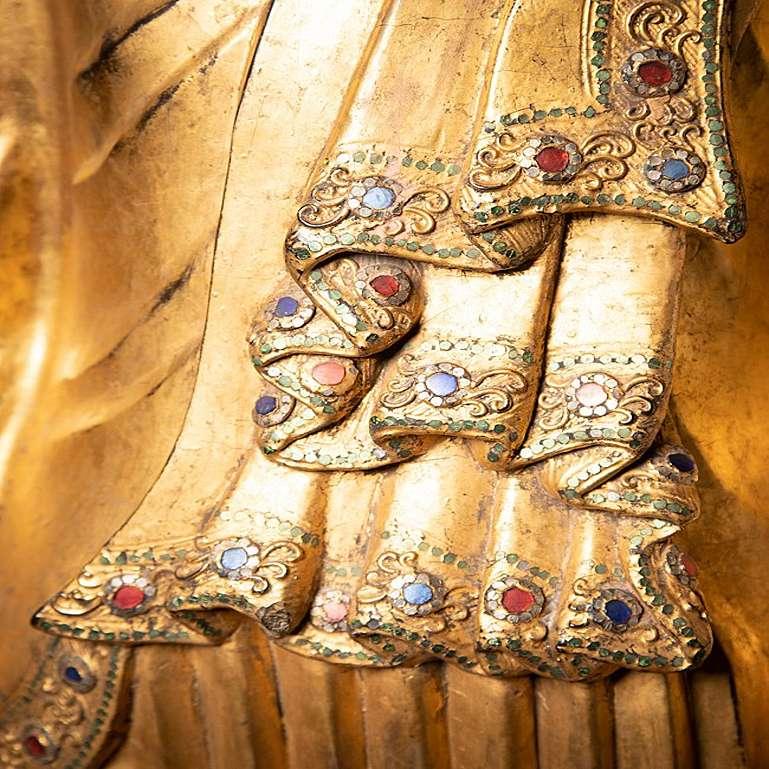Grand Bouddha birman Shan spécial de Birmanie en vente 5