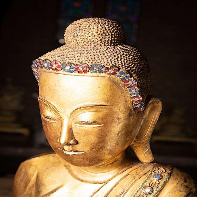 Grand Bouddha birman Shan spécial de Birmanie en vente 2