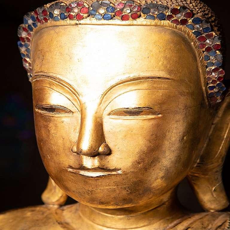 Grand Bouddha birman Shan spécial de Birmanie en vente 3