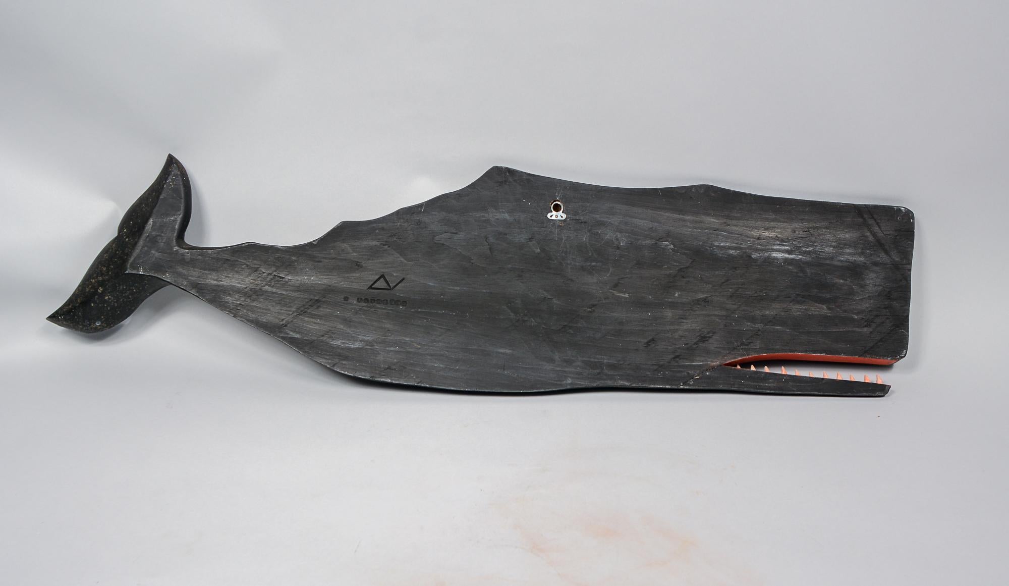 Large Sperm Whale Carving by Clark Voorhees For Sale 1