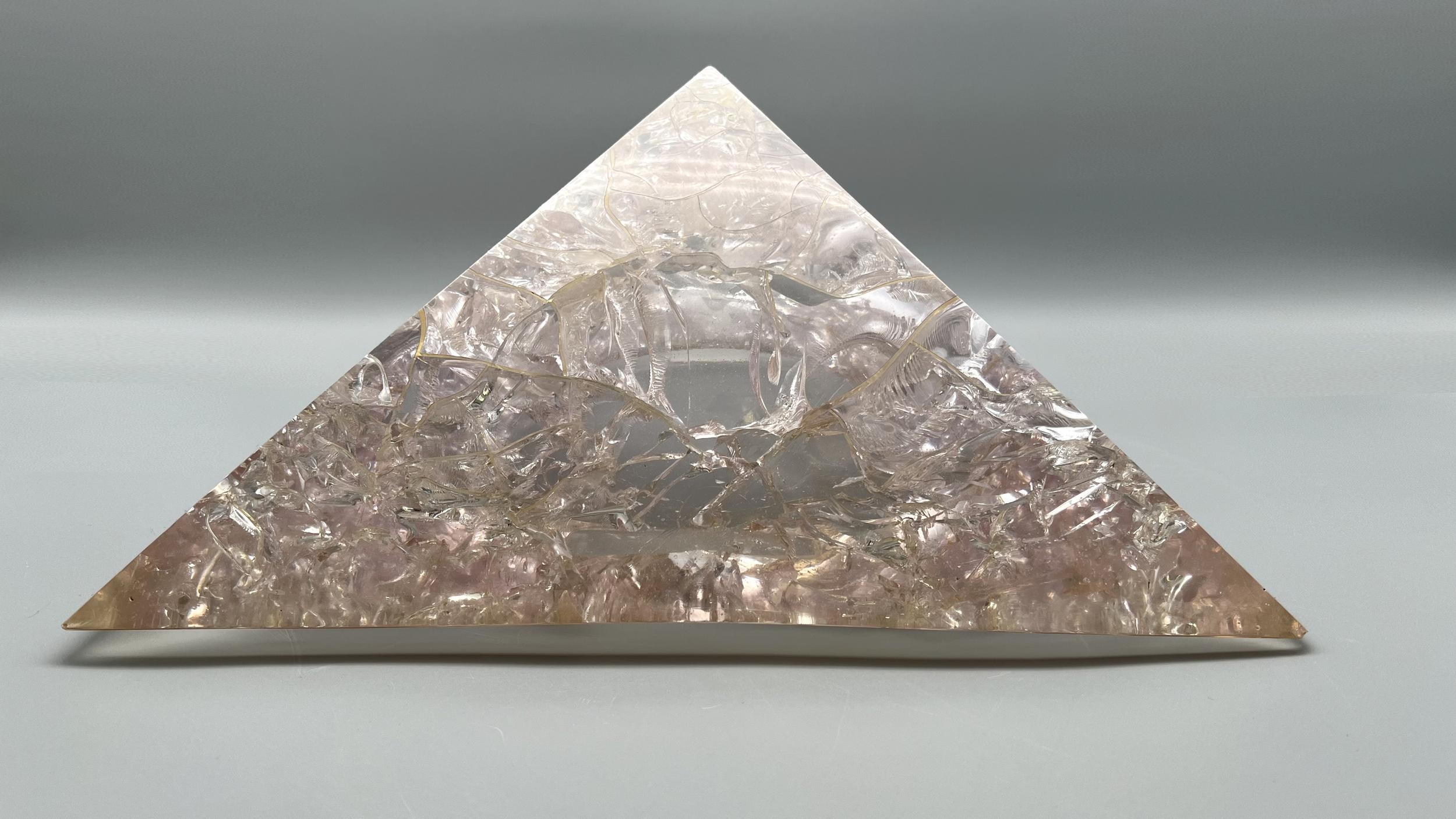 French Large sphere in fractal resin by Pierre Giraudon, Paris, France circa 1965 For Sale