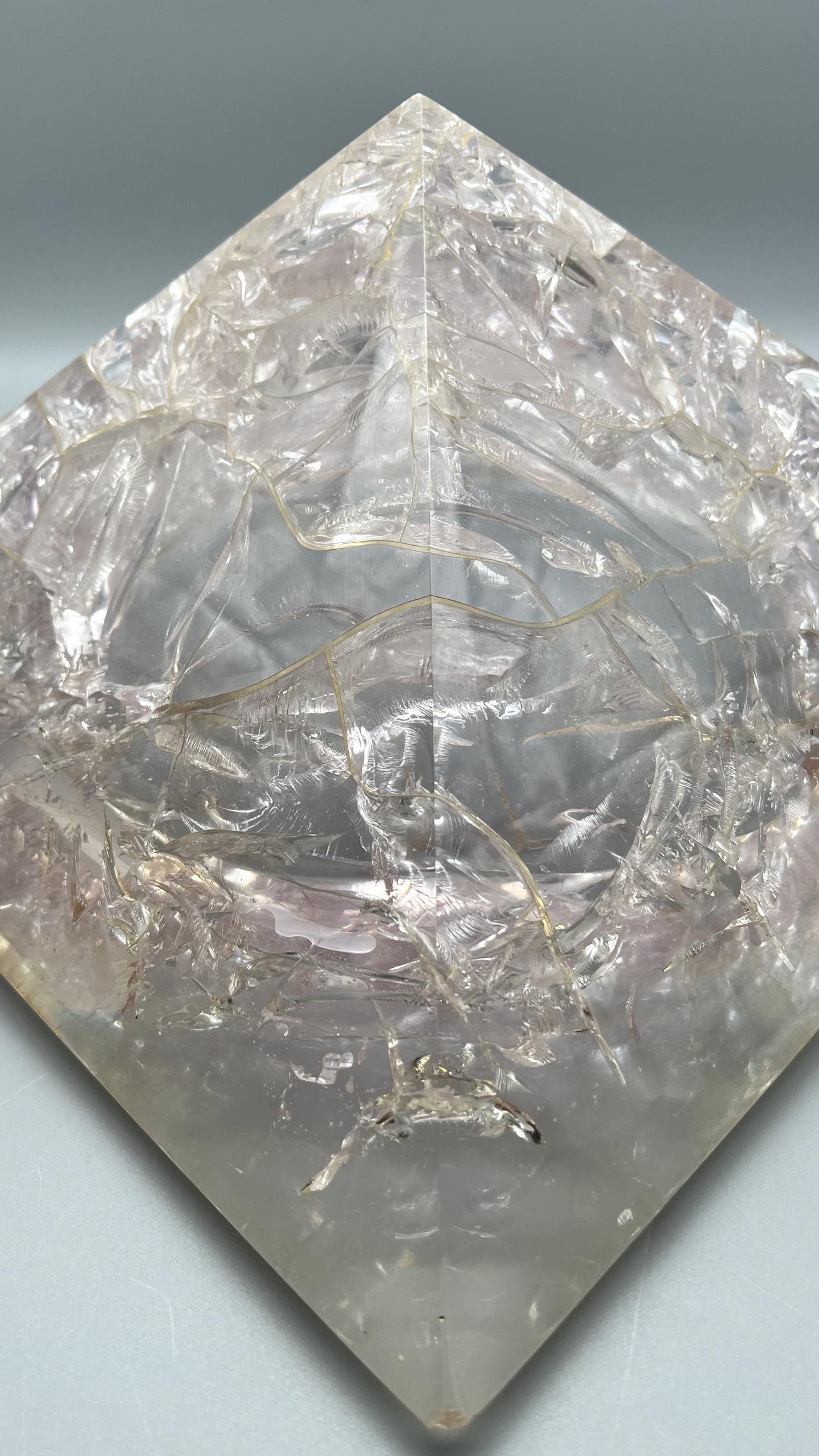 Resin Large sphere in fractal resin by Pierre Giraudon, Paris, France circa 1965 For Sale