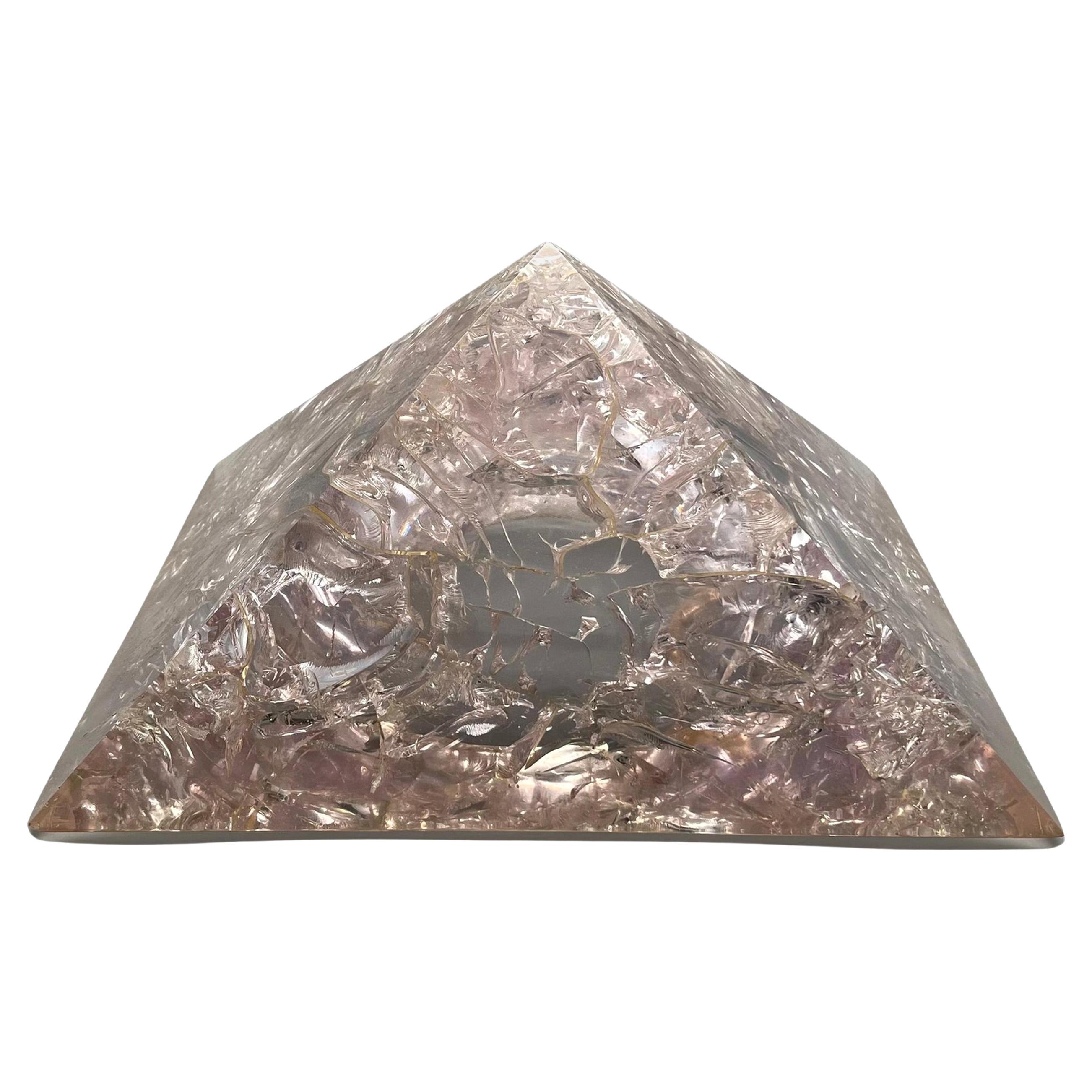 Large sphere in fractal resin by Pierre Giraudon, Paris, France circa 1965 For Sale