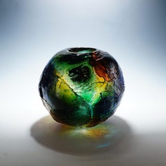 Large Spherical Vase Geacolor by Gae Aulenti for Venini, Murano, 1995