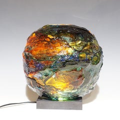 Large Spherical Vase Geacolor by Gae Aulenti for Venini, Murano, 1997