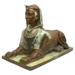 Großer sphinx in Bronze 94 cm