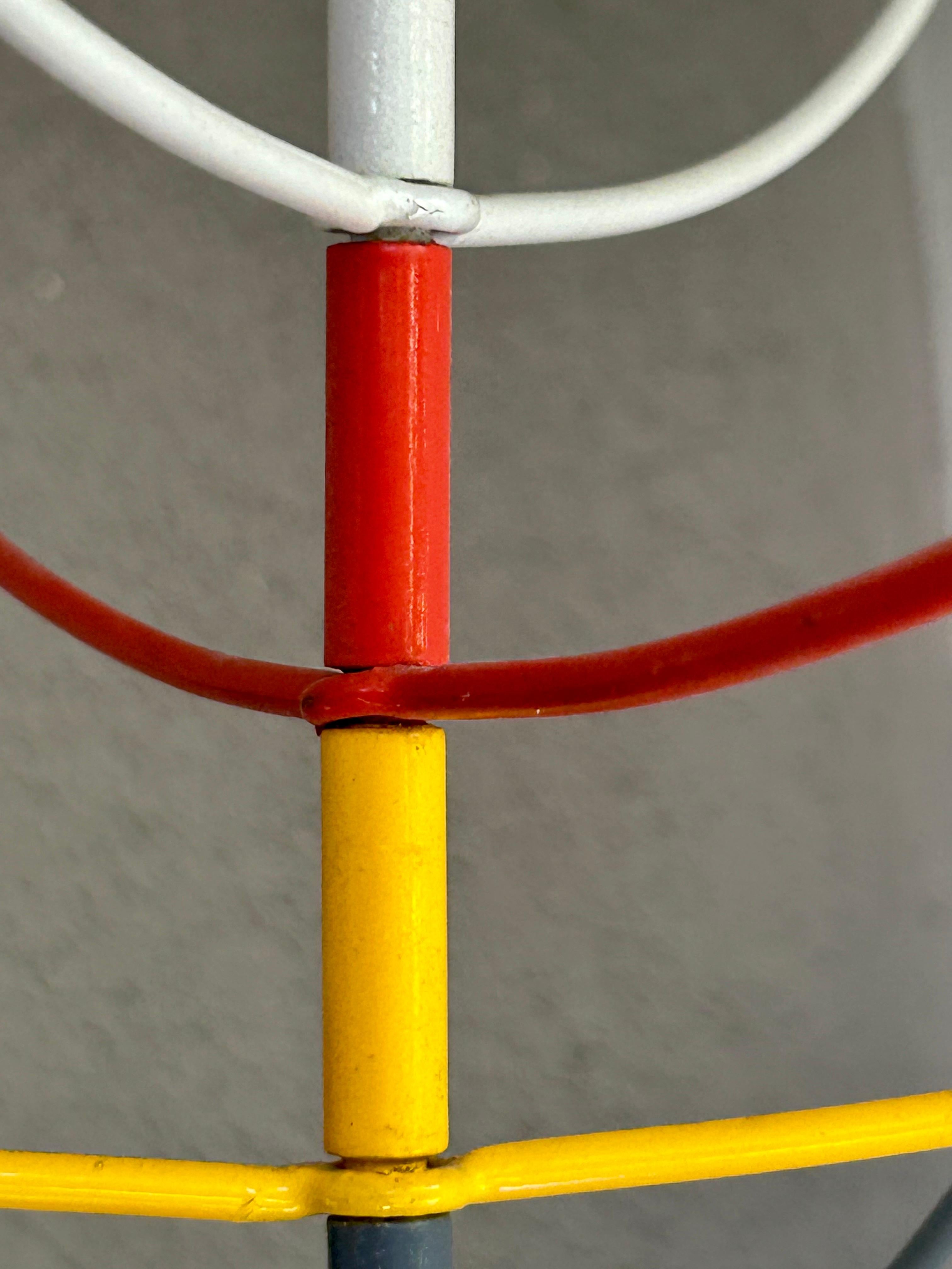 Powder-Coated Large Spiral Mobile after Burlini For Sale