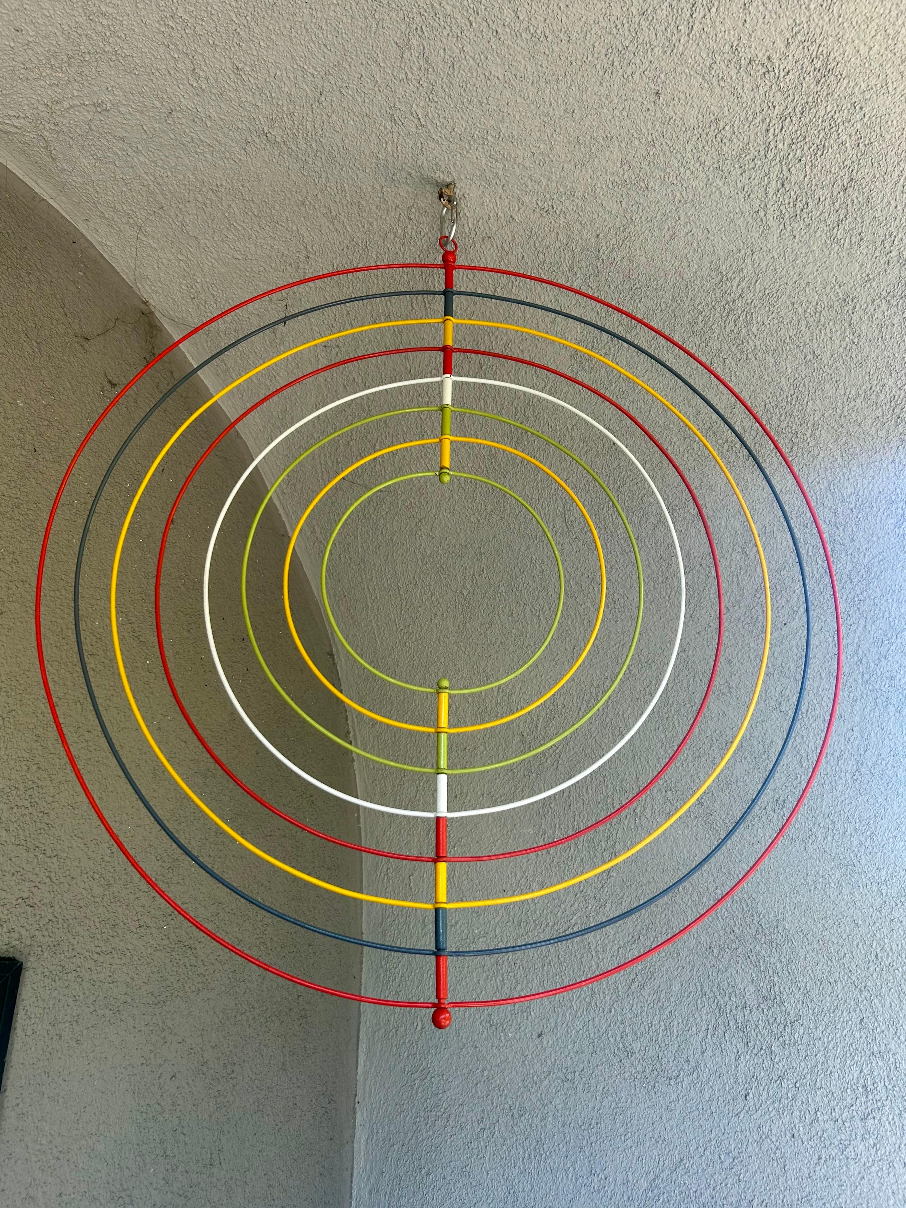 Large Spiral Mobile after Burlini In Good Condition For Sale In Los Angeles, CA