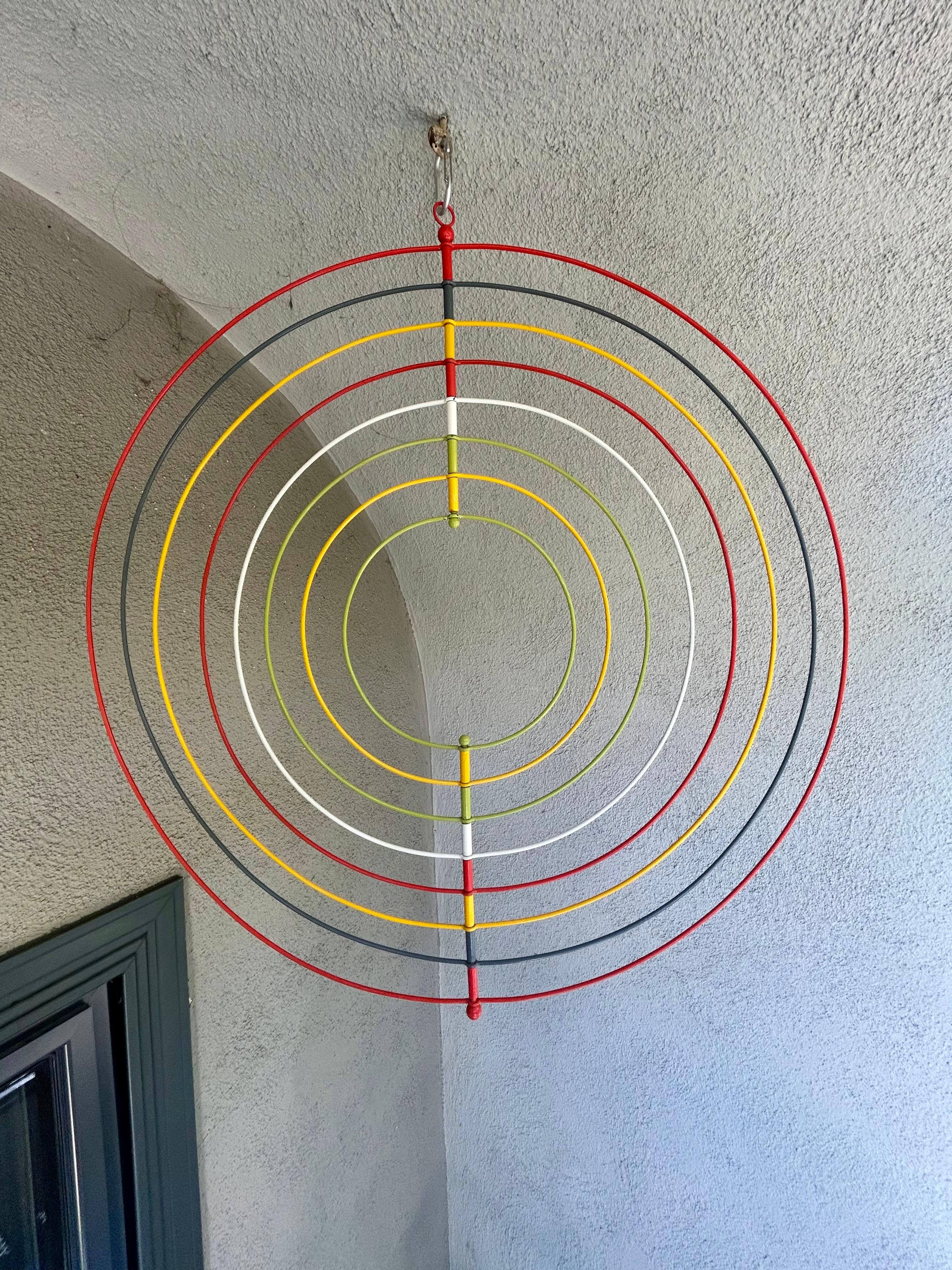 Steel Large Spiral Mobile after Burlini For Sale
