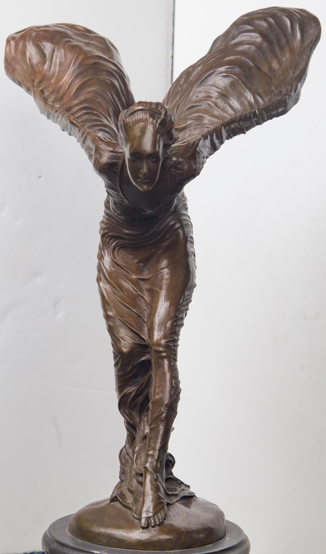 Moulage Grande statue en bronze « Spirit of Ecstasy »