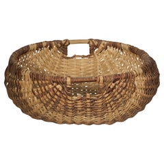 Large Split Oak American Spale Gathering Basket