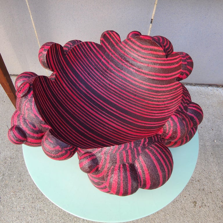 Dyed Large Spore Bowl by Lewis Trimble For Sale