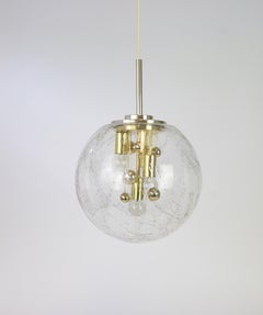 Large Sputnik Big Ball Pendant by Doria, Germany, 1970s