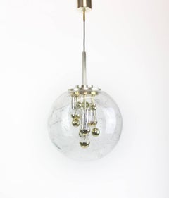 Large Sputnik Big Ball Pendant by Doria, Germany, 1970s
