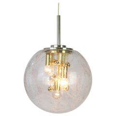 Large Sputnik Big Ball Pendant by Doria, Germany, 1970s