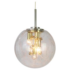 Large Sputnik Big Ball Pendant by Doria, Germany, 1970s