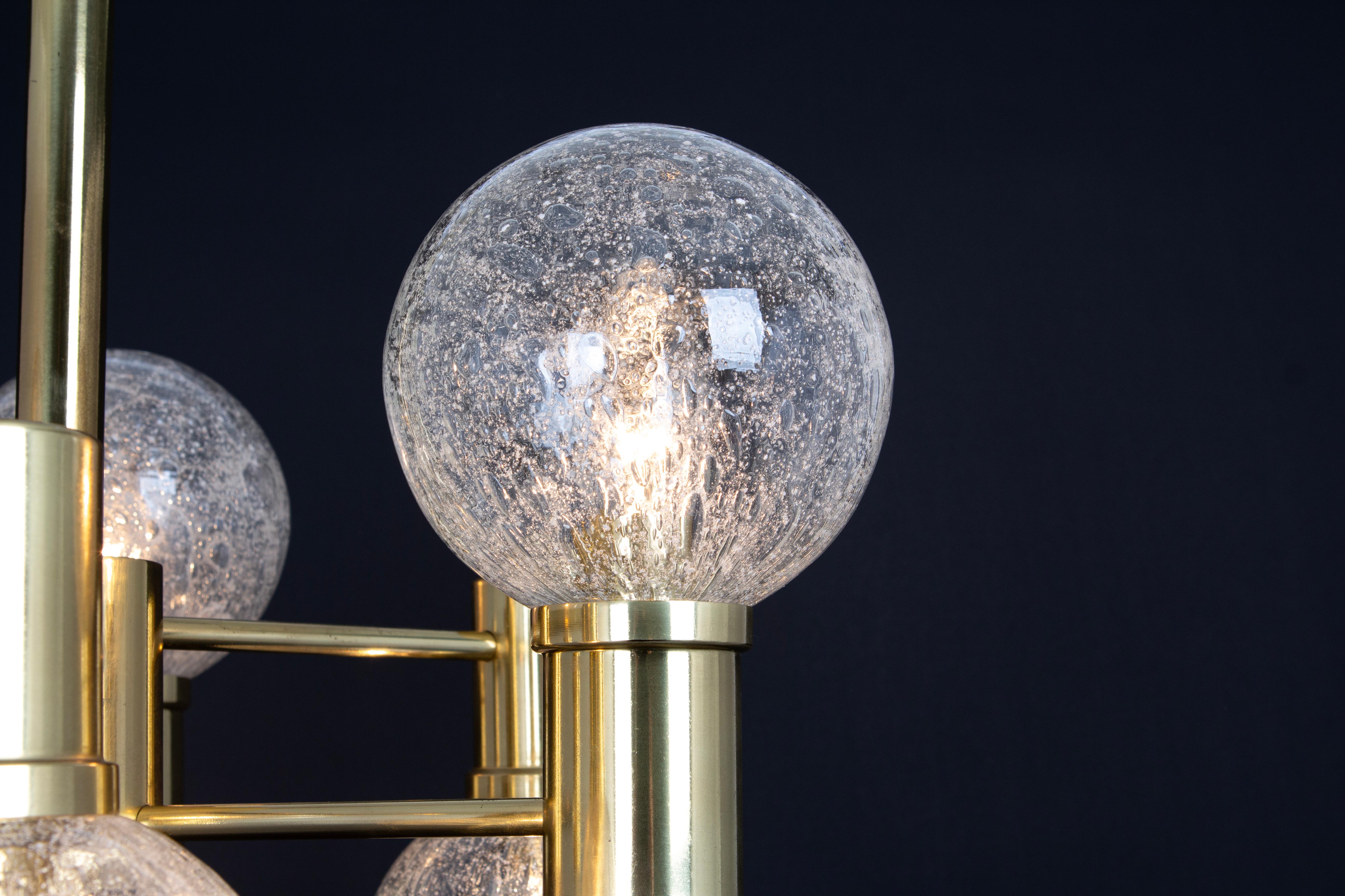 Large Sputnik blown Glass by Doria, Germany, 1970s For Sale 5