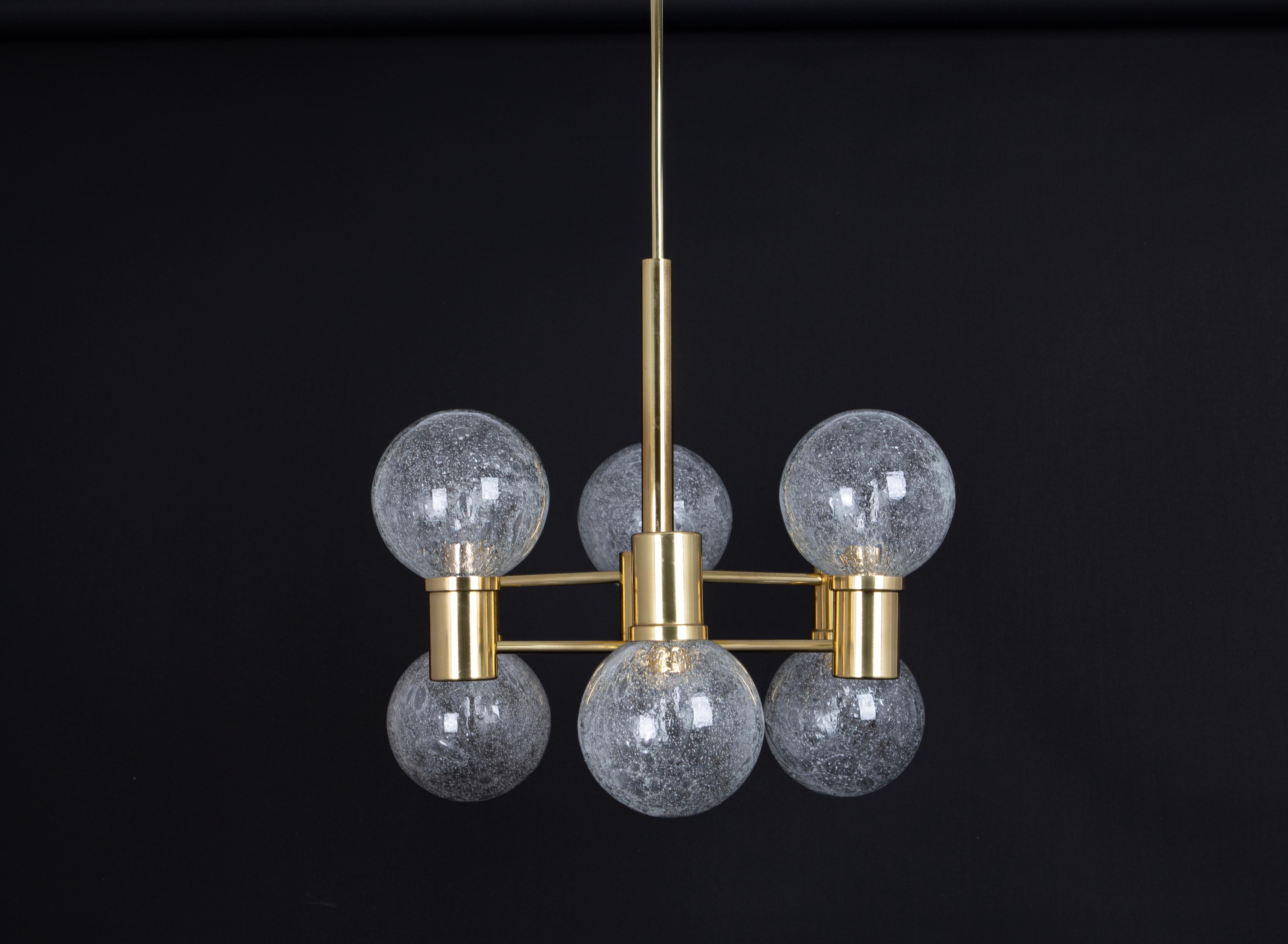 Large Sputnik blown Glass by Doria, Germany, 1970s For Sale 7
