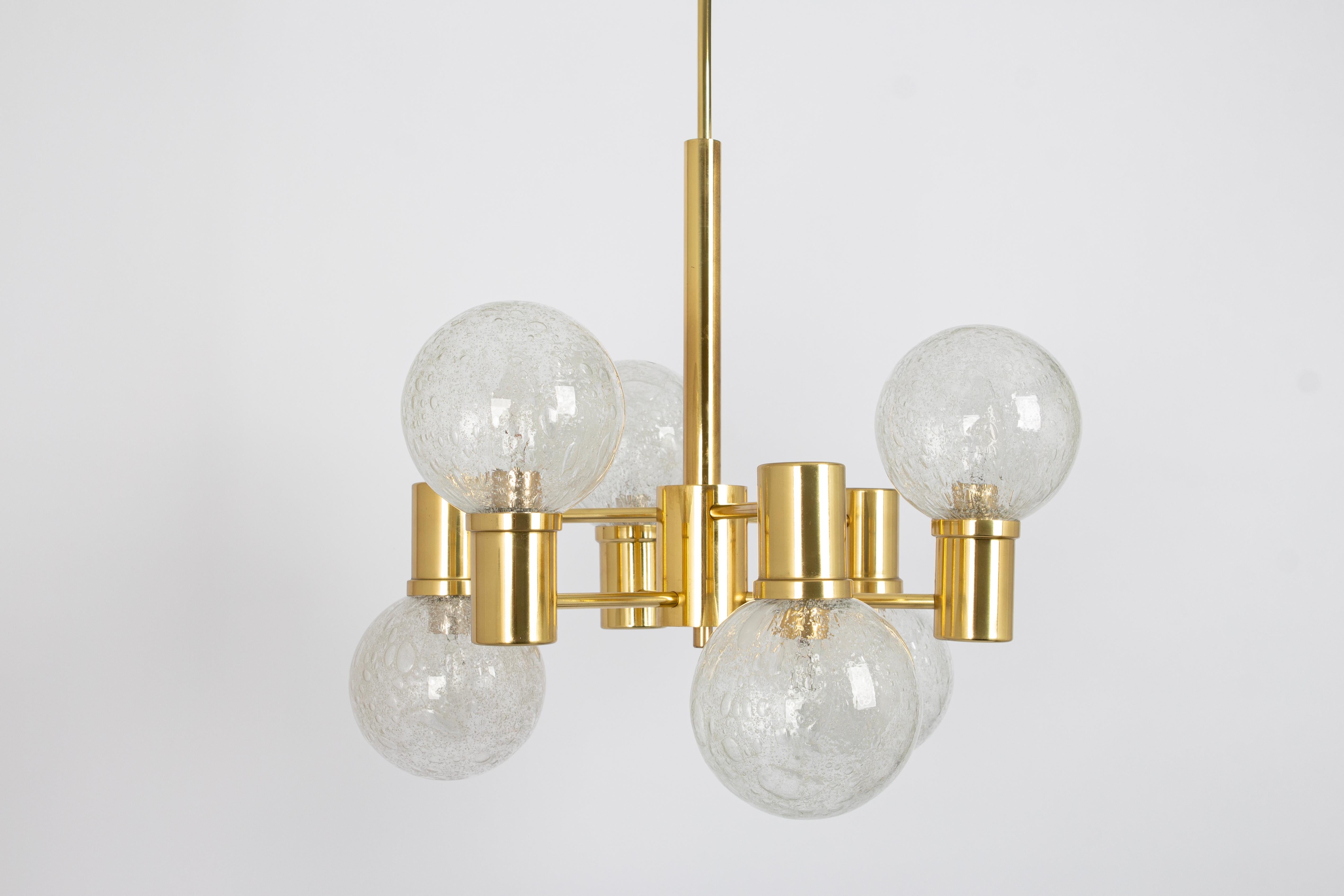 Large Sputnik blown Glass by Doria, Germany, 1970s For Sale 2