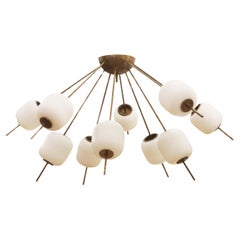 Large Sputnik Chandelier in the Manner of Angelo Lelli