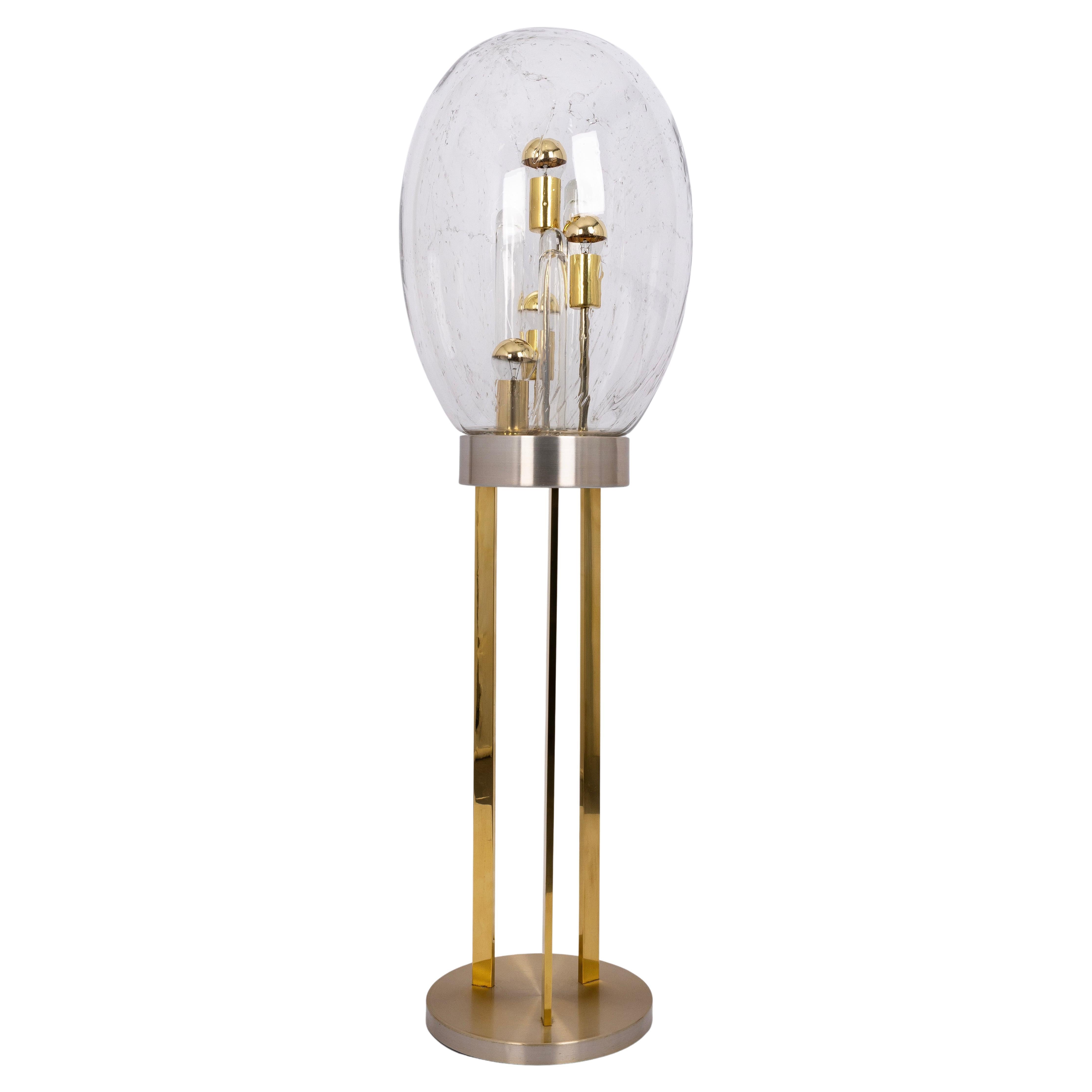 Large Sputnik Floor Lamp Designed by Doria, Germany, 1970s