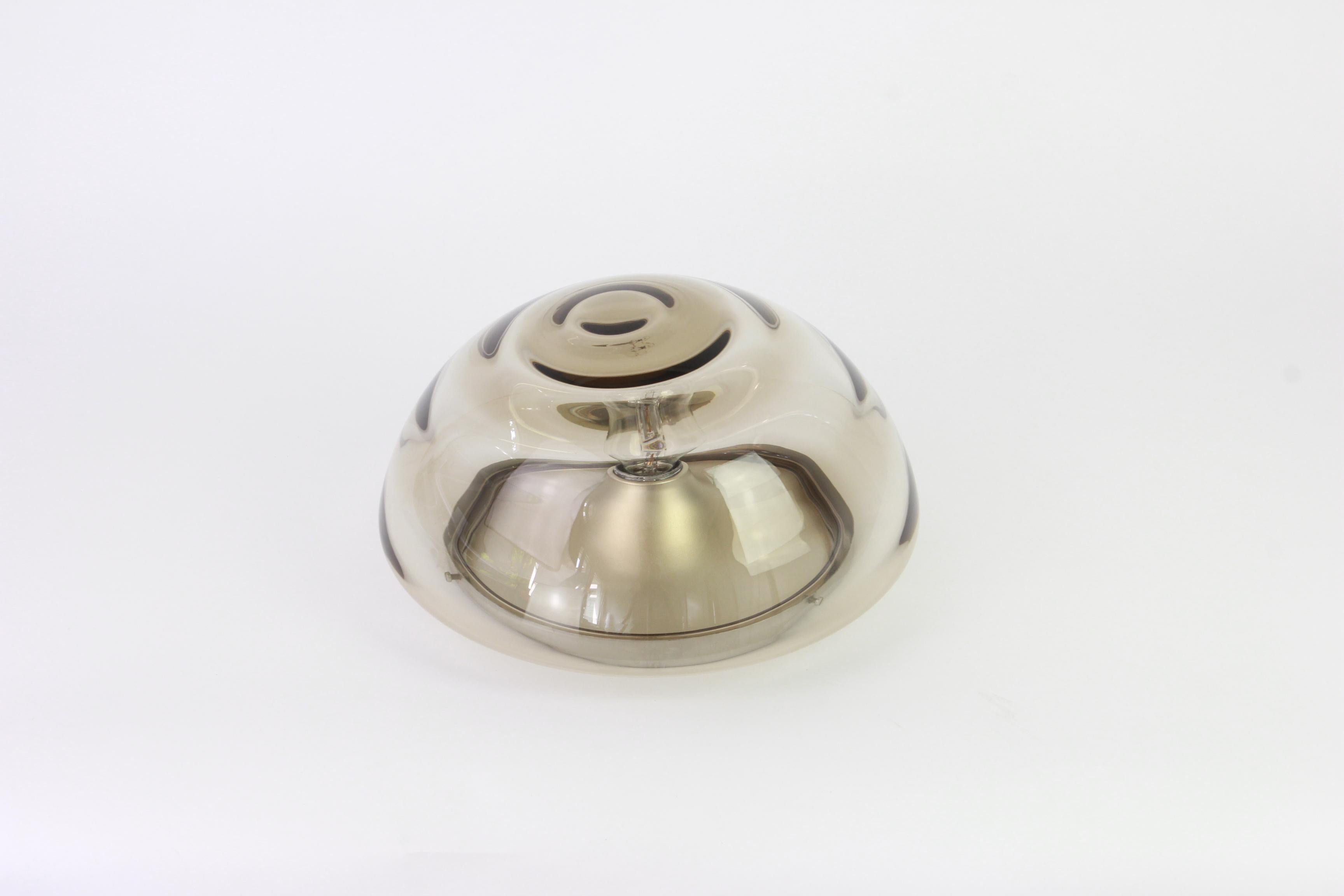 Late 20th Century Large Sputnik Flush Mount or Wall Sconce by Cosack, Germany, 1970s For Sale