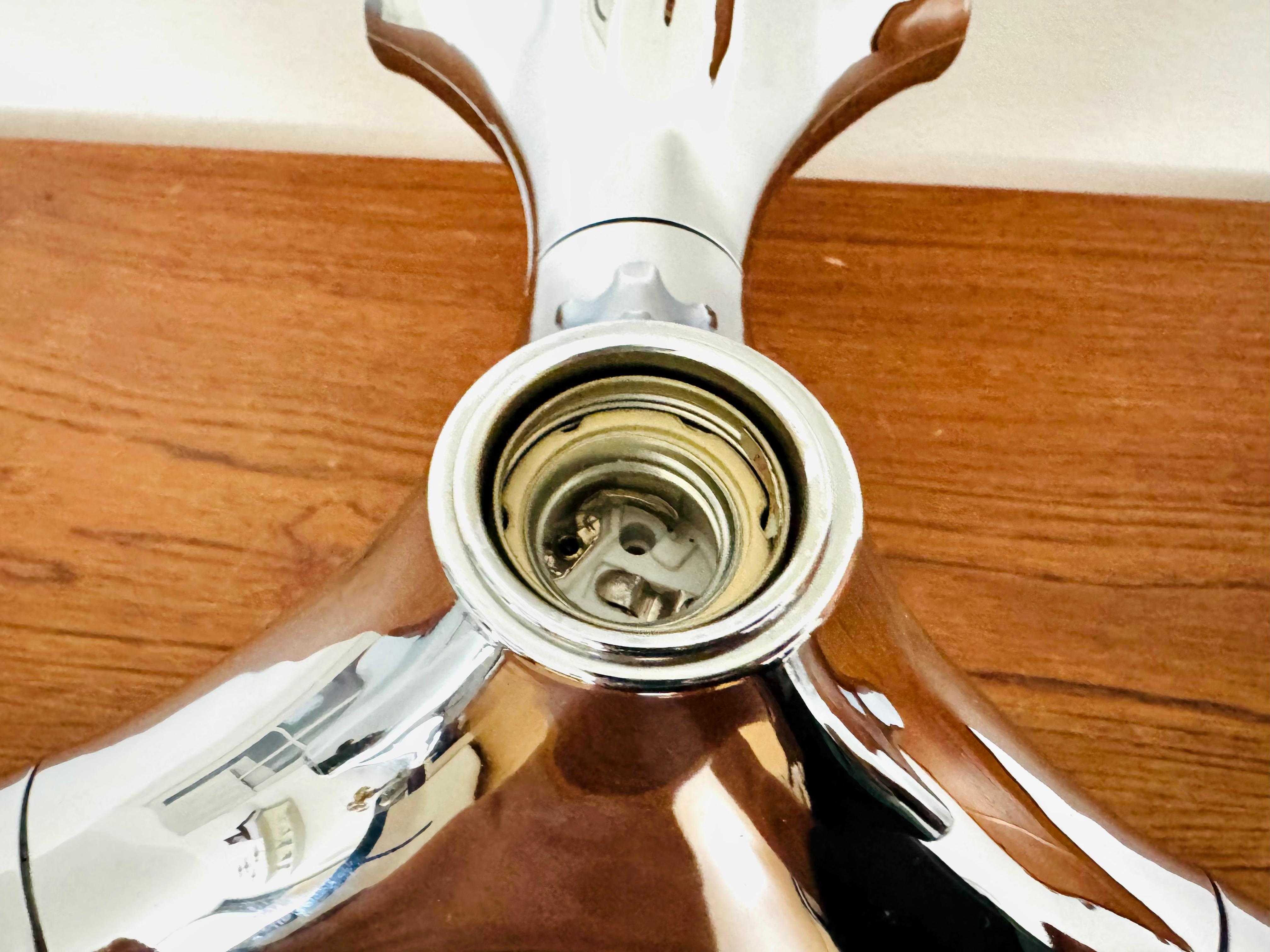 Lámpara empotrada grande Sputnik Gemini de Gebrüder Cosack Era espacial en venta