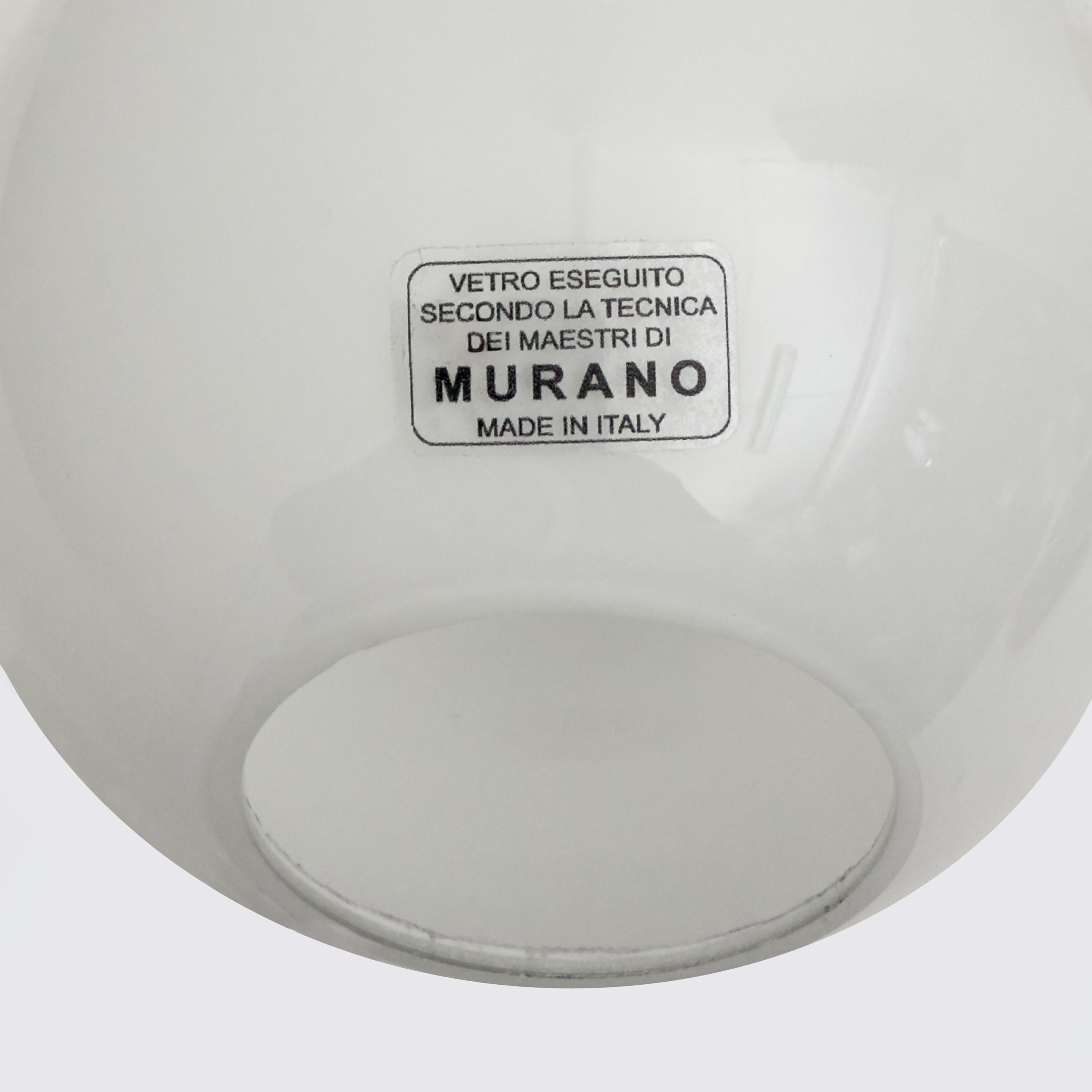 Grand lustre Spoutnik de Murano en verre et laiton en vente 3