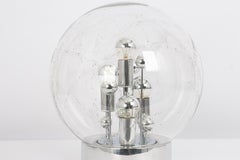 Large Sputnik Table Lamp Big ball  by Doria, Germany, 1970s