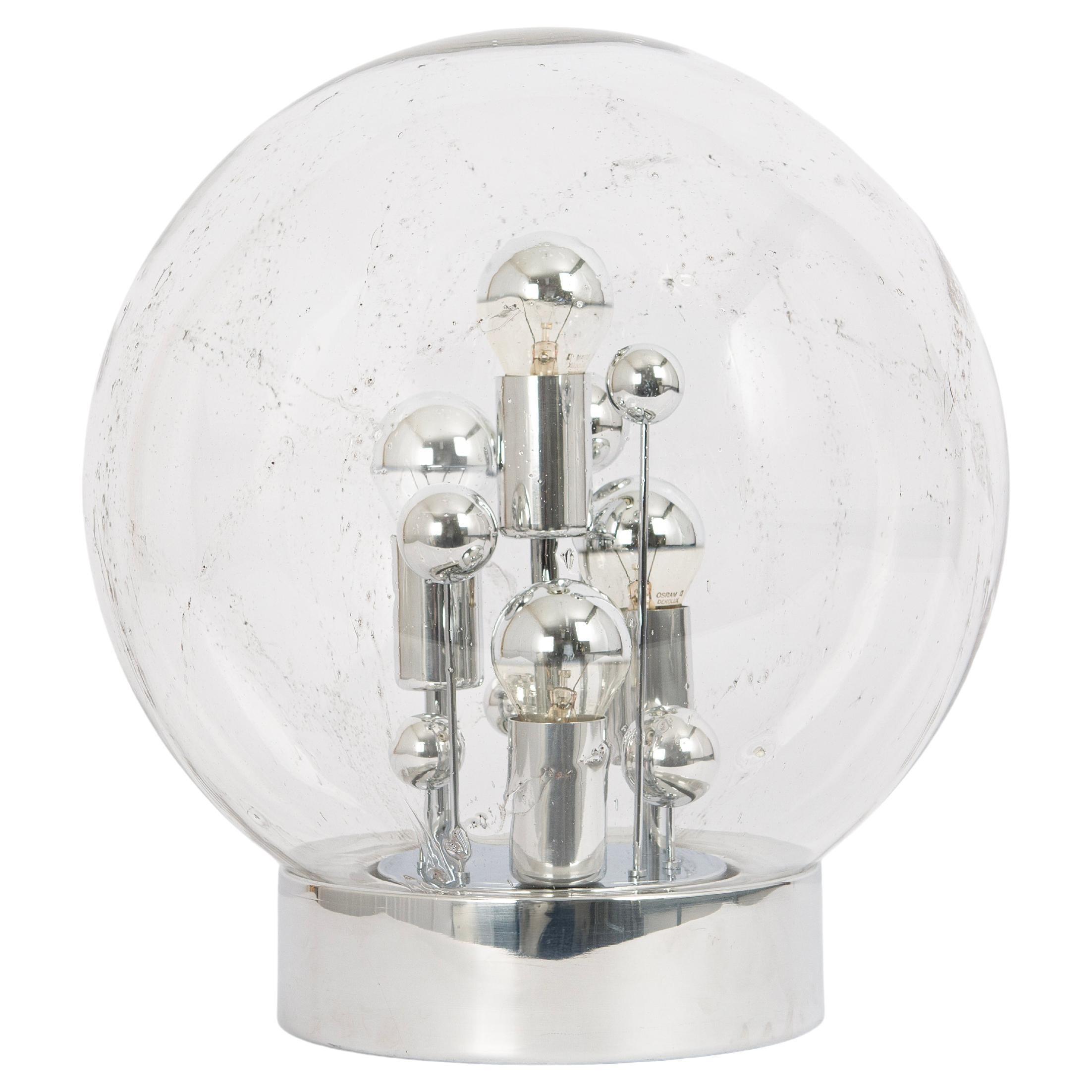 Lampada da tavolo Sputnik Grande Ball  da Doria, Germania, anni '70 in vendita
