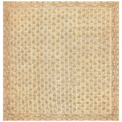 Tappeto antico turco Oushak. Dimensioni: 14 ft 3 in x 14 ft 8 in