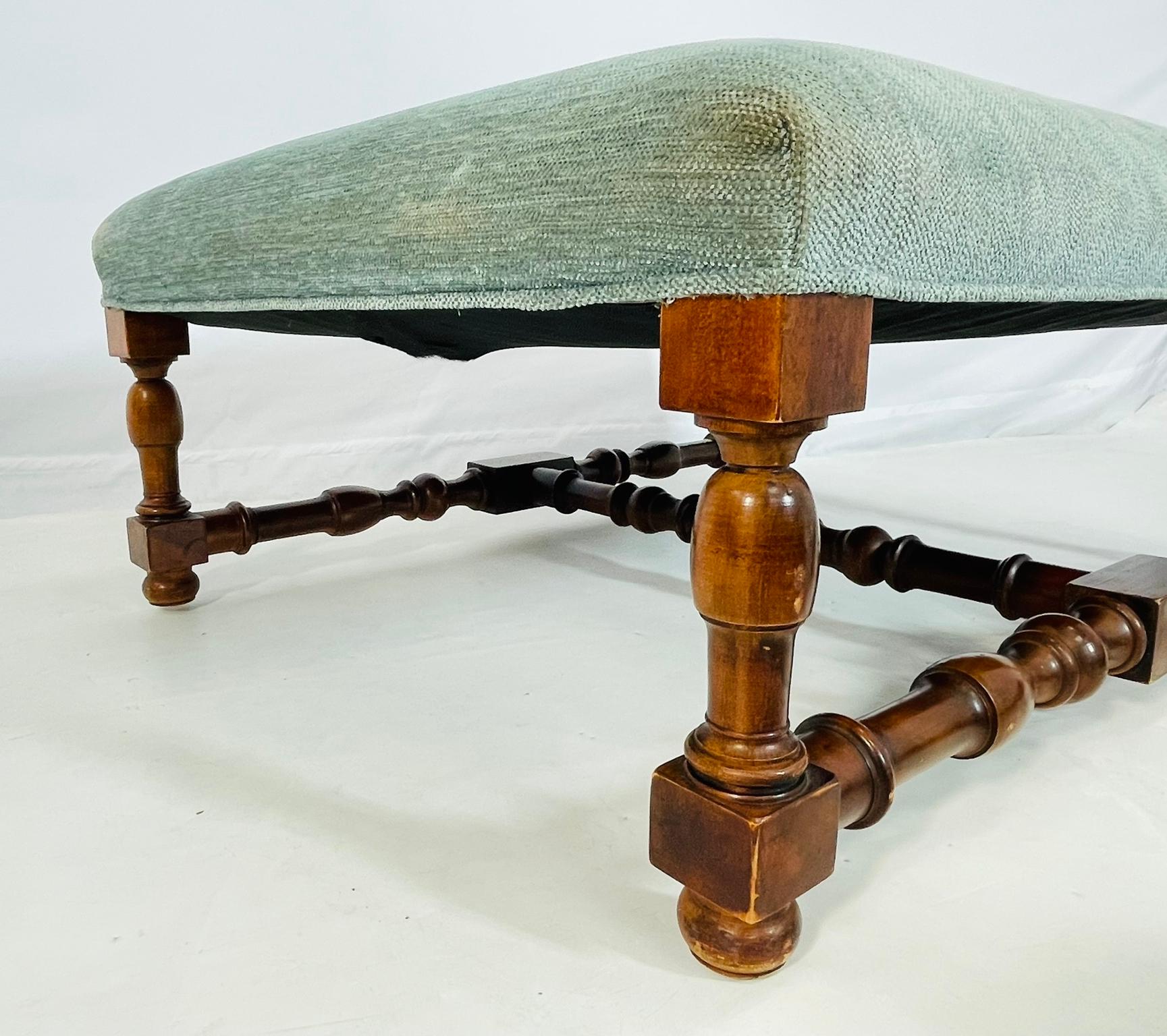 Large Square Bench by Ralph Lauren For Sale 5