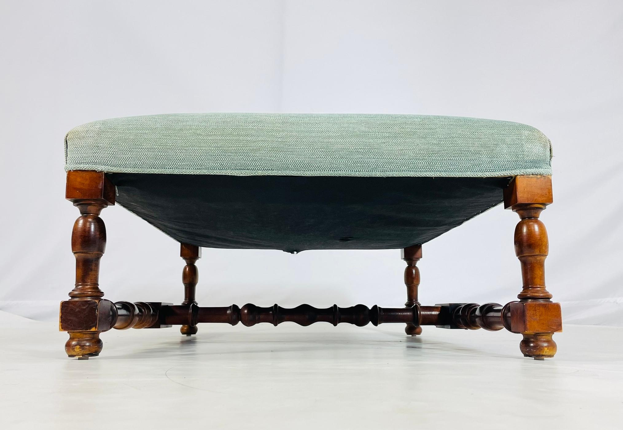 Modern Large Square Bench by Ralph Lauren For Sale