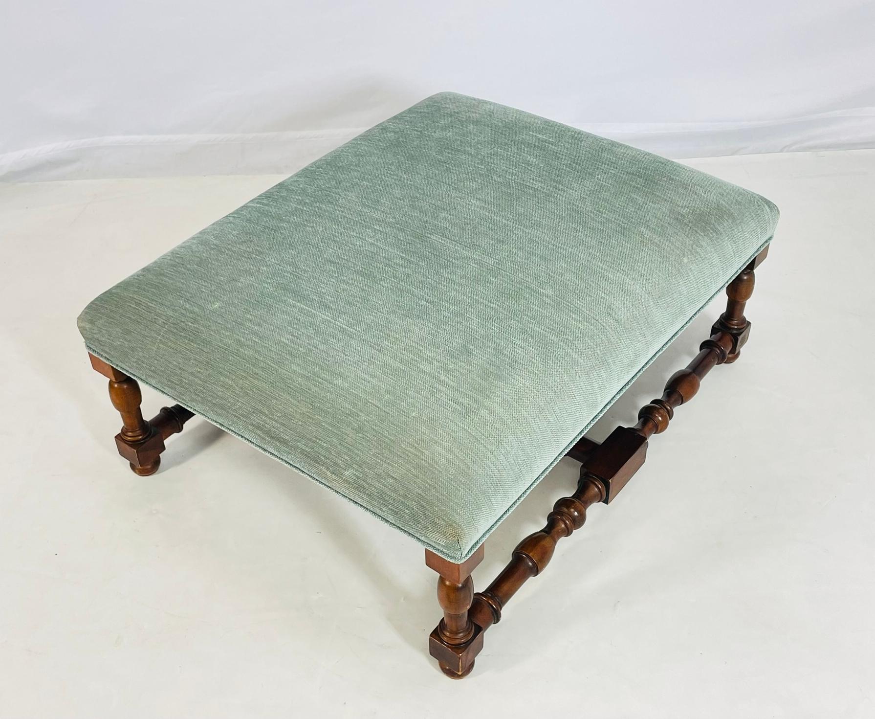 American Large Square Bench by Ralph Lauren For Sale