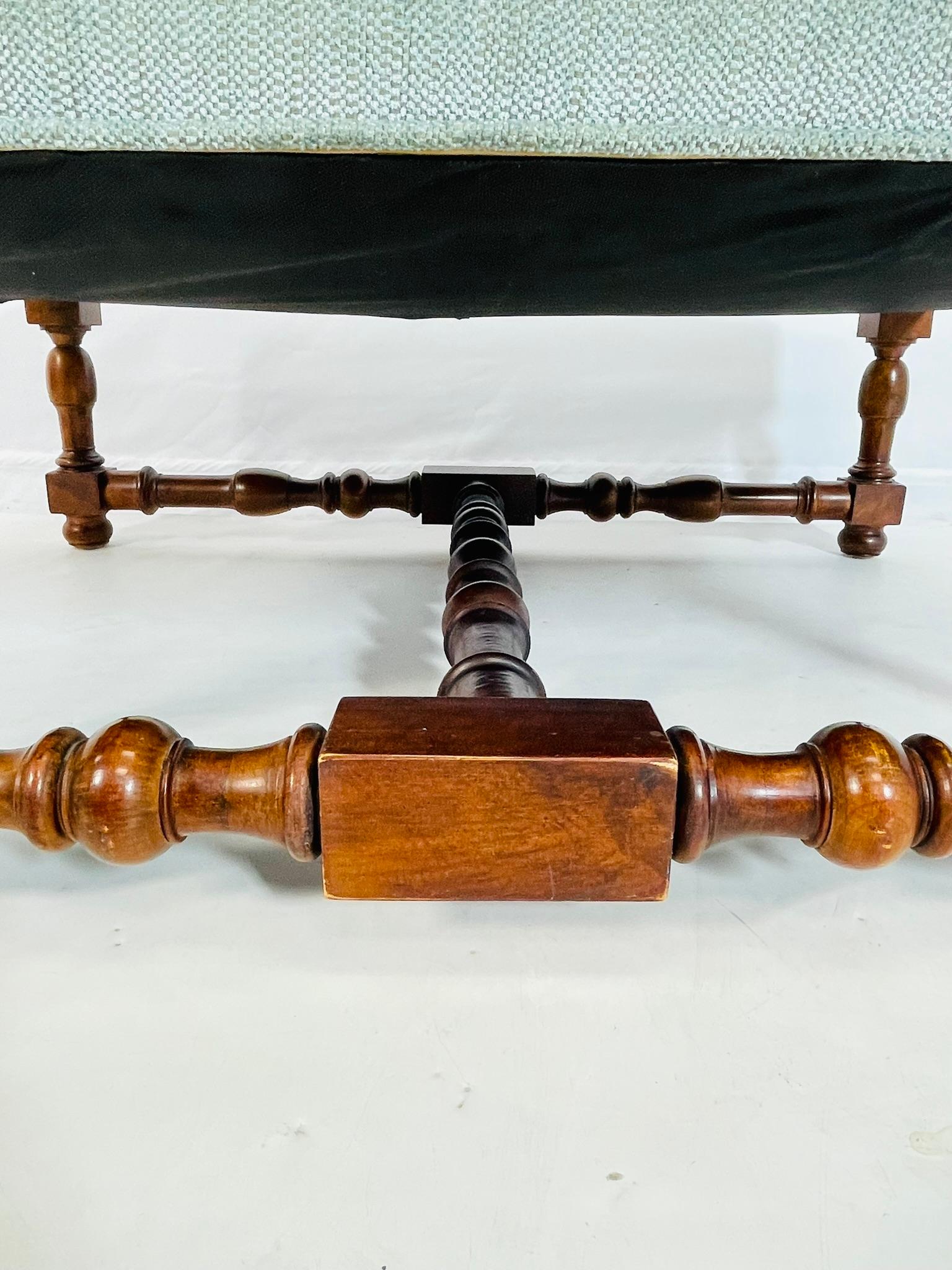 Large Square Bench by Ralph Lauren For Sale 1
