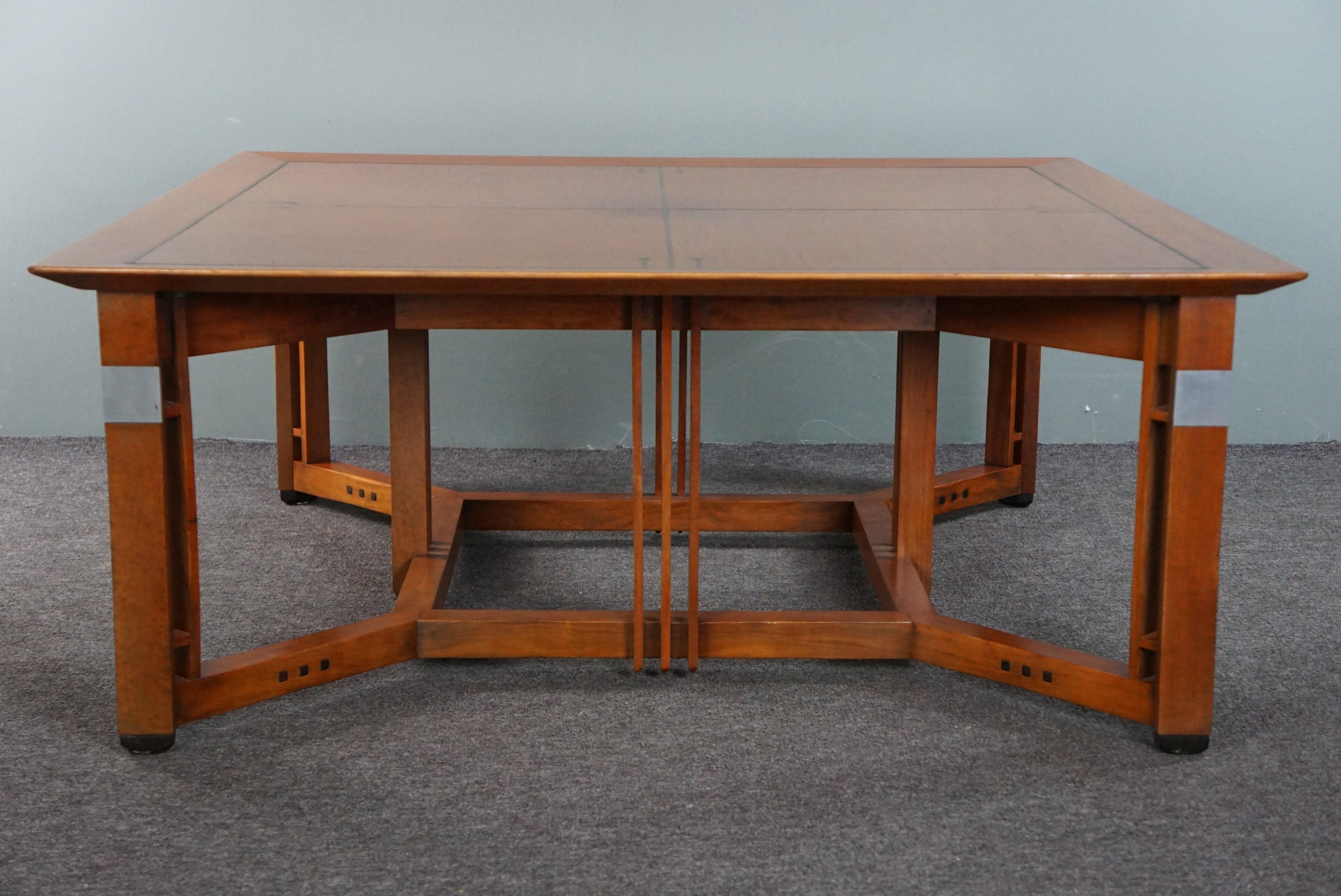 20th Century Large square coffee table from Schuitema's Decoforma series. For Sale