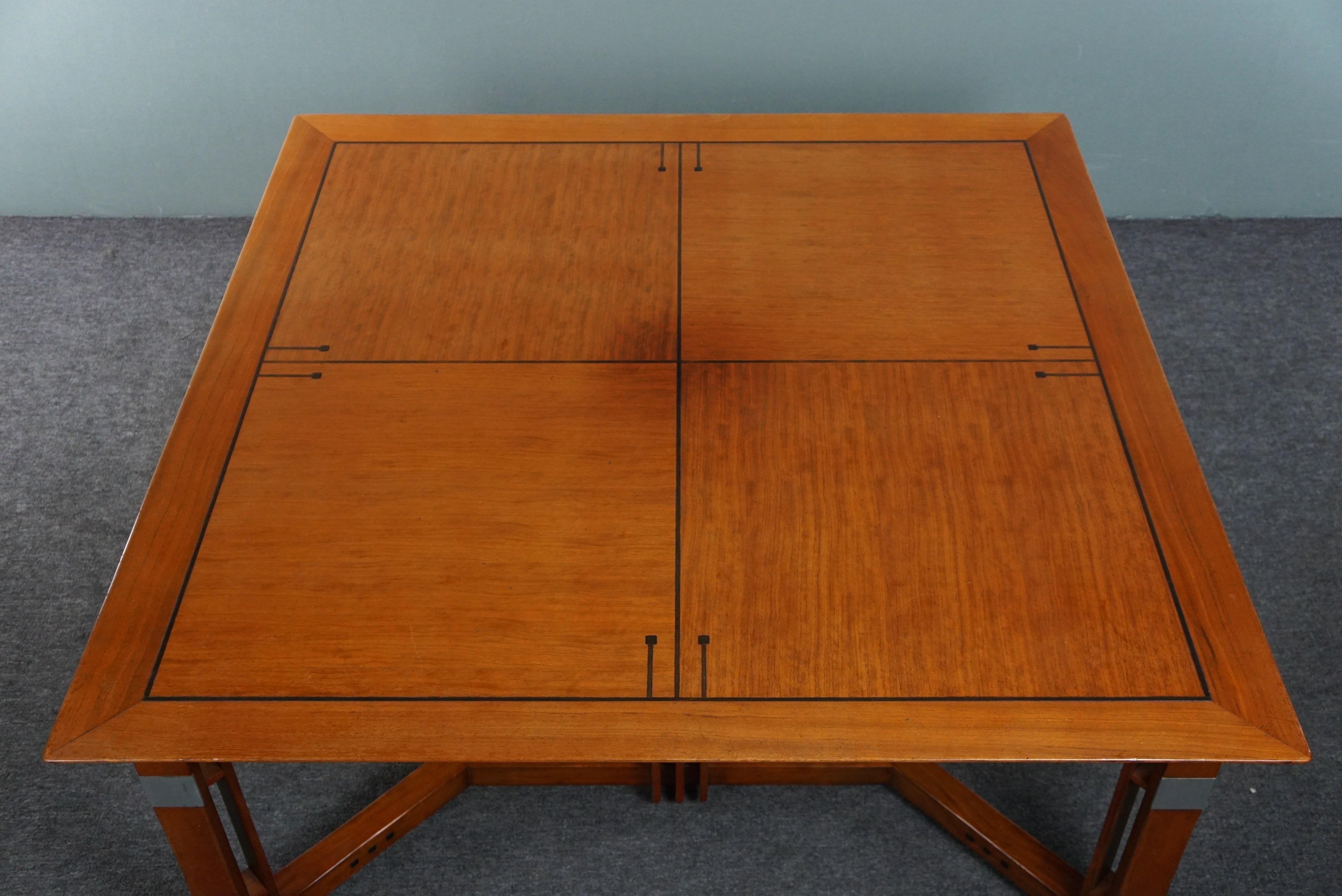 Large square coffee table from Schuitema's Decoforma series. For Sale 2