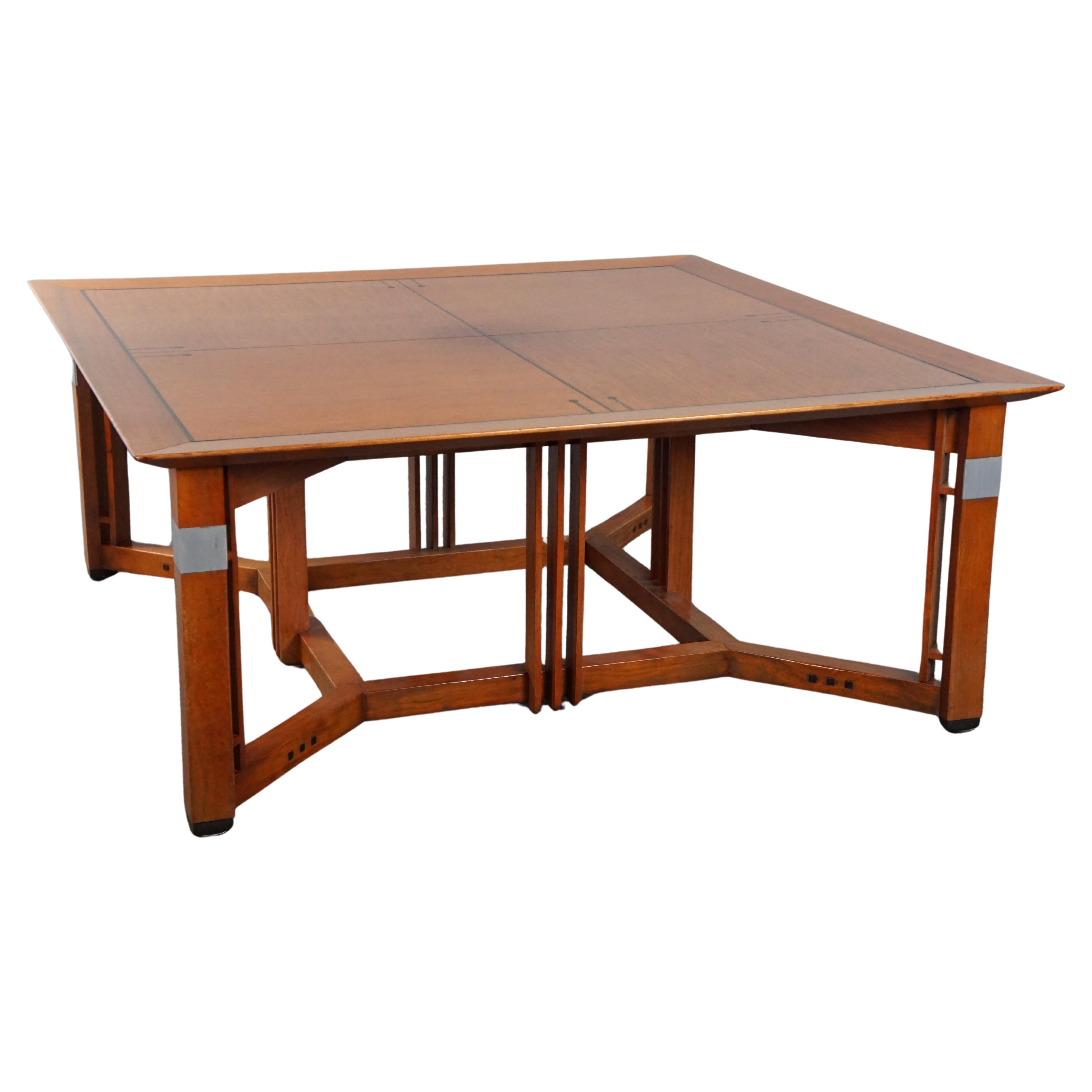 Large square coffee table from Schuitema's Decoforma series. For Sale