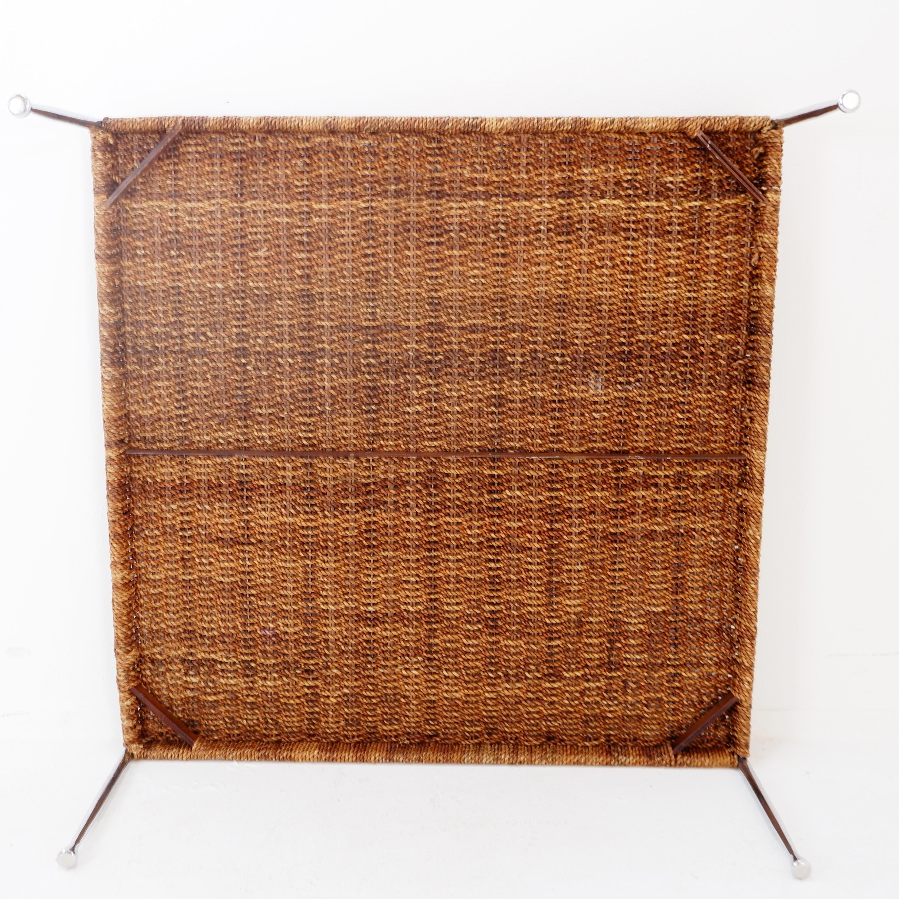 Large Square coffee table - Rope top For Sale 5