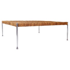 Großer quadratischer Couchtisch - Seilzugplatte