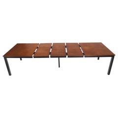 Large Rectangle Expandable Dining Table 3 Extension Boards Atr. Harvey Probber