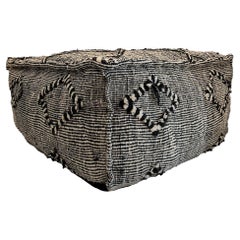 Large Square Indian Pouf